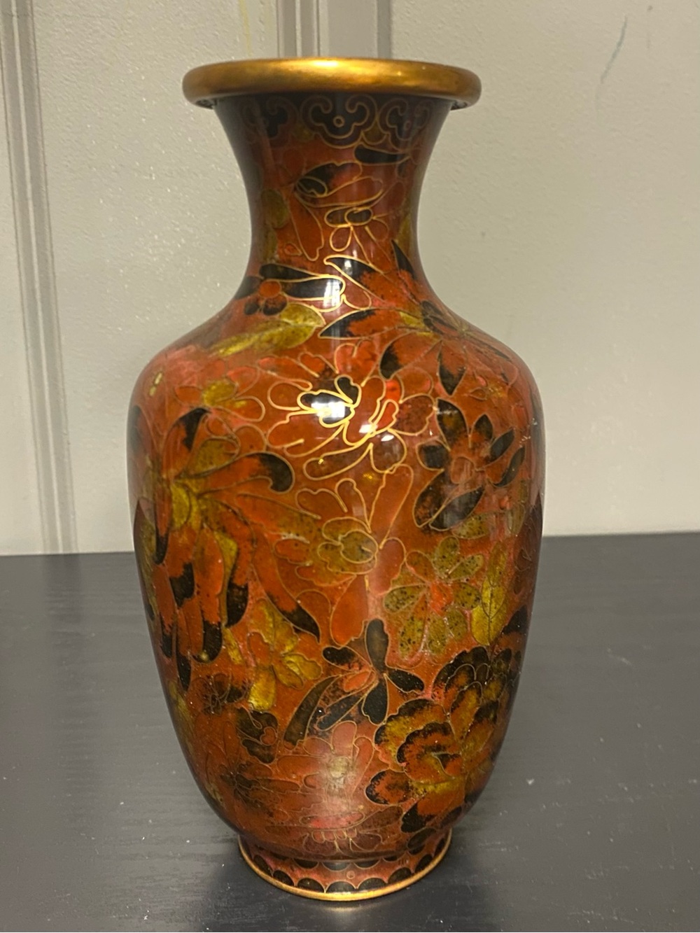 Vintage Floral Vase